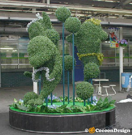 トピアリー　ドルフィン・Topiary Dolphin