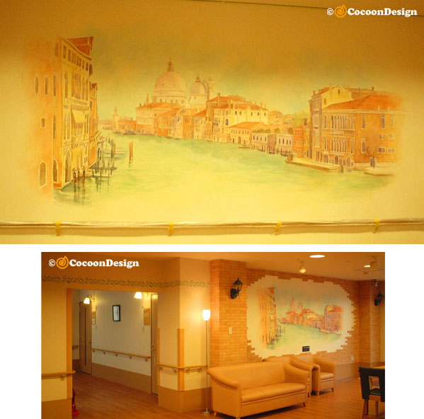 ヴェネチア・Wallpainting Venice