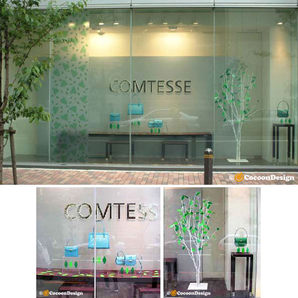 ウインドディスプレイ・Window Display Bland Bag Shop